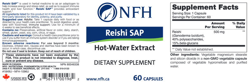 Reishi SAP (60 Capsules)