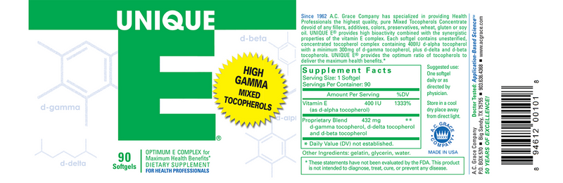 Unique E Tocopherols