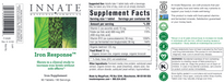 Iron Response (90 Tablets)-Vitamins & Supplements-Innate Response-Pine Street Clinic