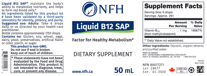 Liquid B12 SAP (50 mL Liquid)