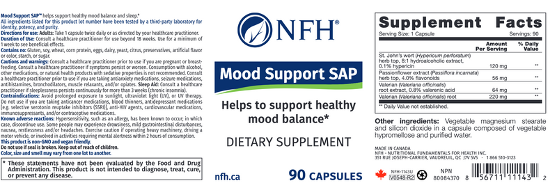 Mood Support SAP (90 Capsules)