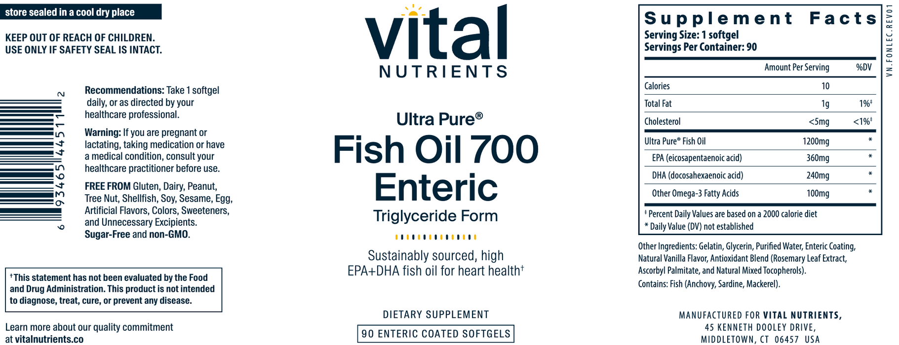 Ultra Pure Fish Oil 700