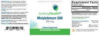 Molybdenum 500 (90 Capsules)-Vitamins & Supplements-Seeking Health-Pine Street Clinic