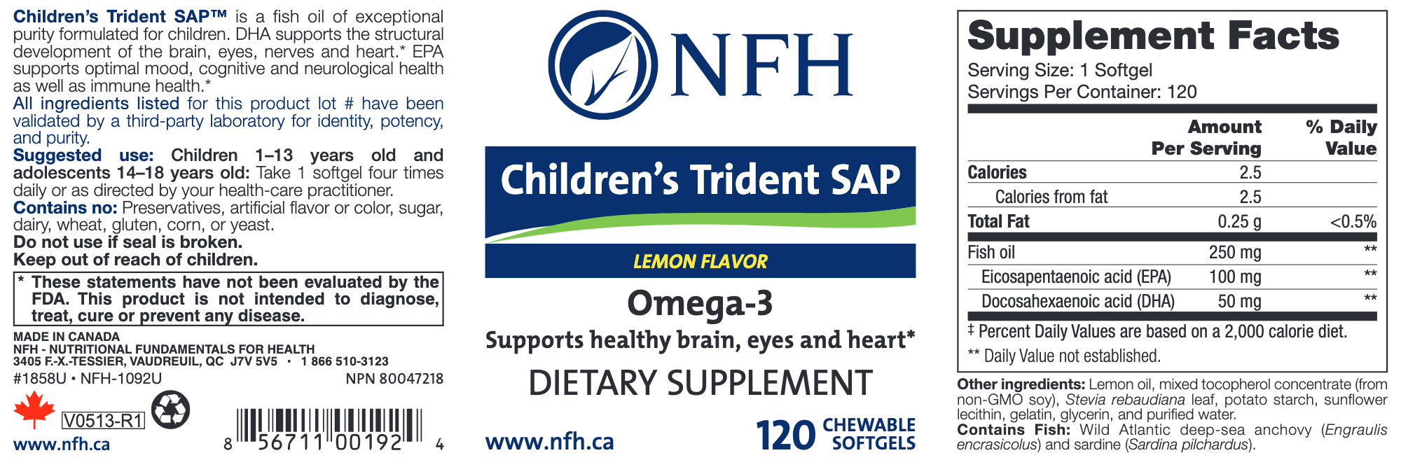 Trident SAP 66:33 (120 Softgels)