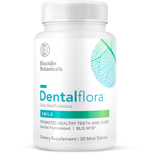 Dentalflora (30 Mint Tablets)-Vitamins & Supplements-Biocidin Botanicals-Pine Street Clinic