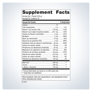 Endura Electrolytes Powder (Lemonade) (30 Packets) — Supplement Facts