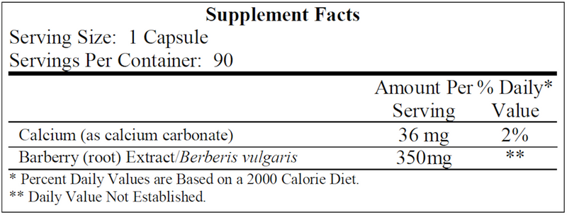 Buffered Berberine (90 Capsules)