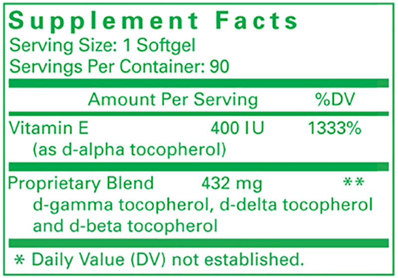 Unique E Tocopherols