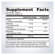 Fibroplex (120 Tablets) — Supplement Facts
