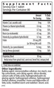 Floradix Iron Tablets (80 Tablets)