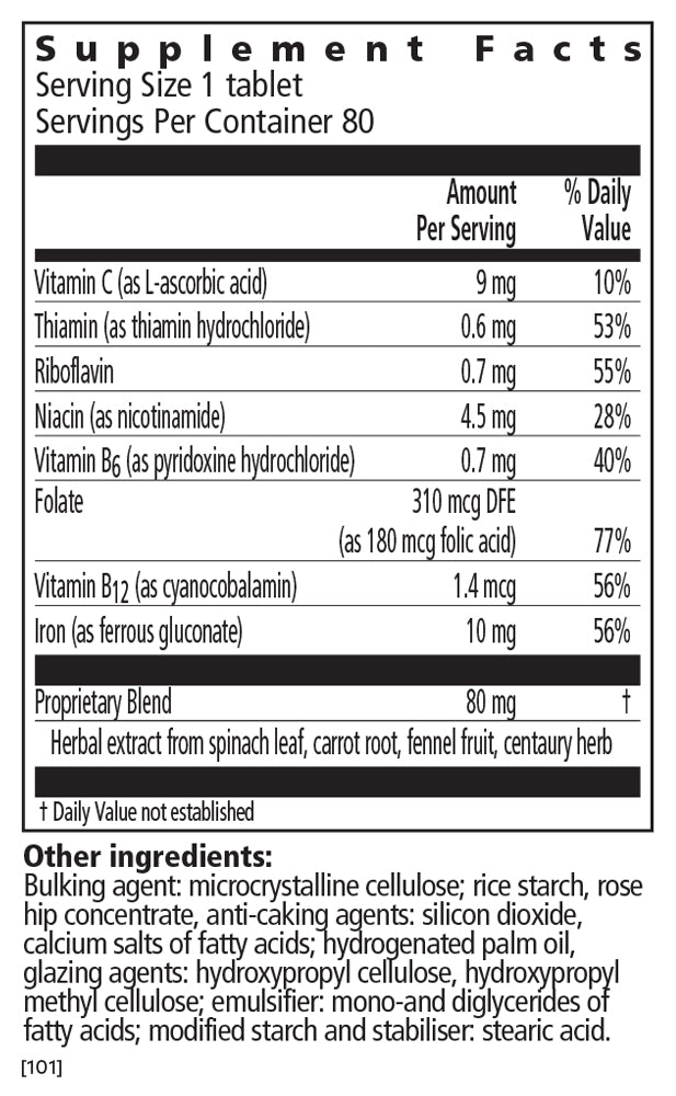 Floradix Iron Tablets (80 Tablets)