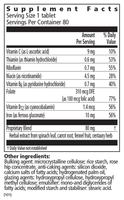 Floradix Iron Tablets (80 Tablets)