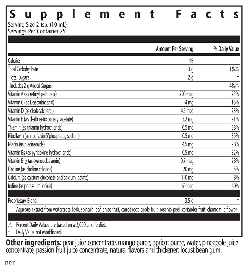 Floradix Kinder Love Gluten-Free Children's Multivitamin (8.5 oz Liquid)