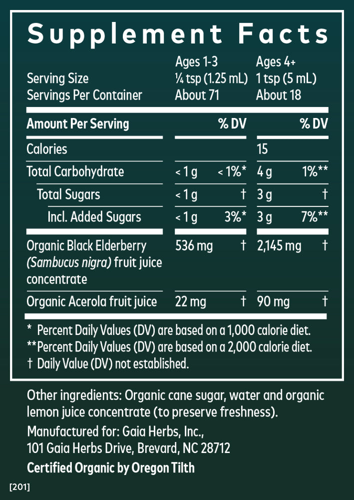 Black Elderberry Syrup - Extra Strength