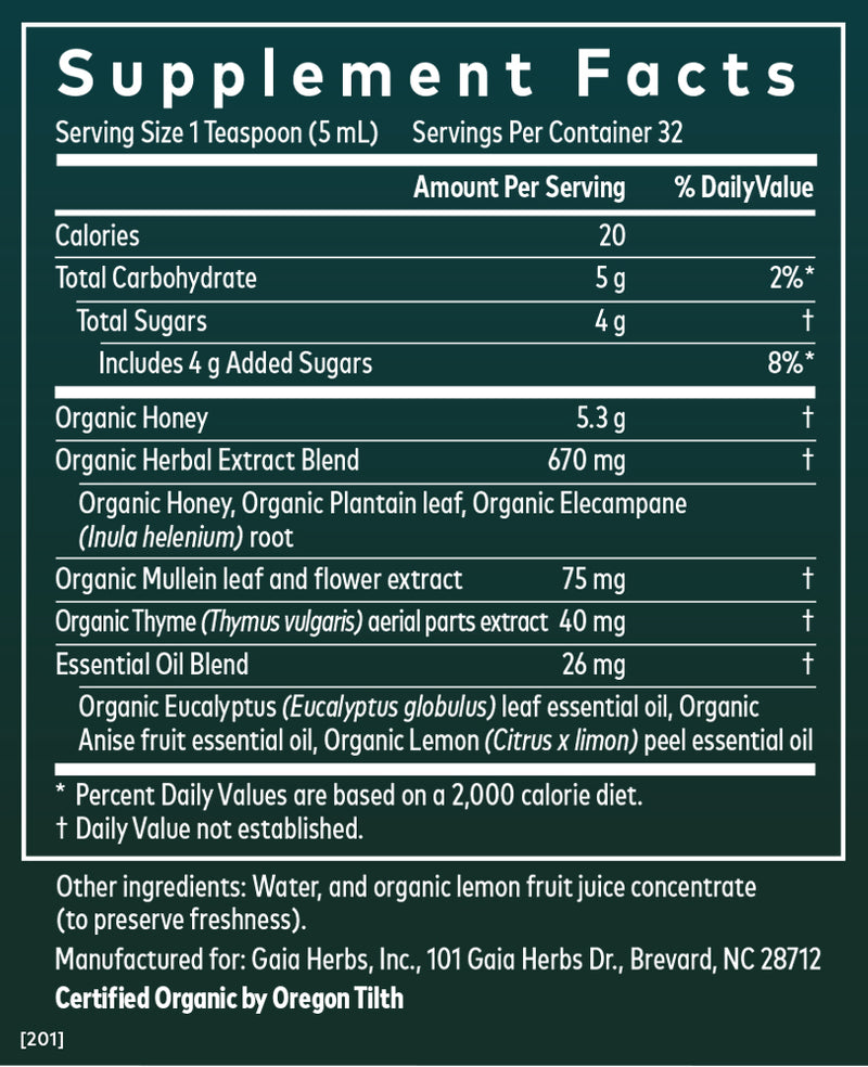 Bronchial Wellness Herbal Syrup (5.4 oz)