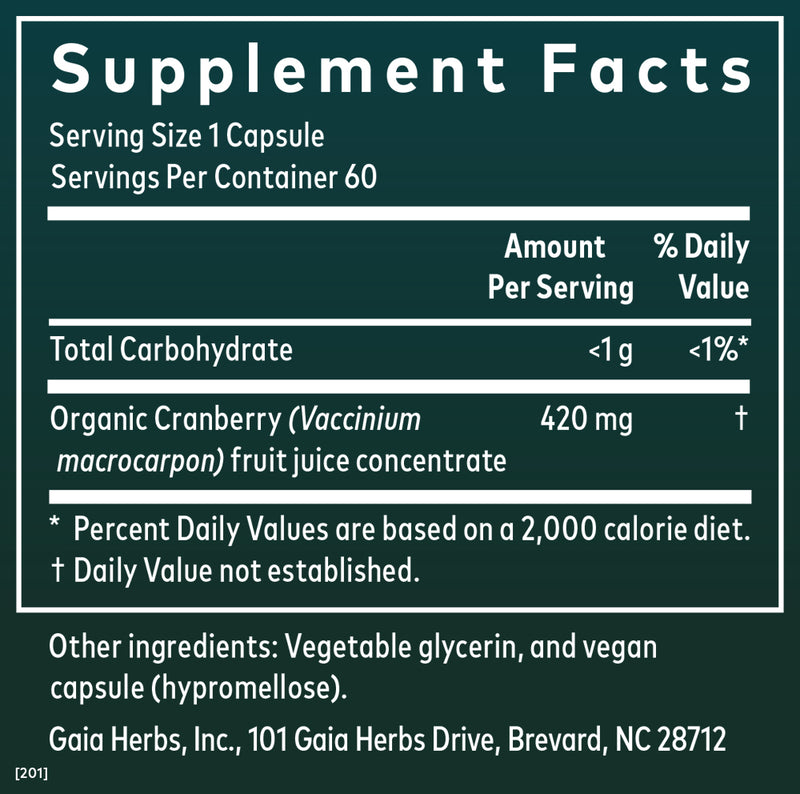 Cranberry Concentrate (60 Capsules)