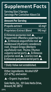 Echinacea - Goldenseal - Propolis Throat Spray (1 oz)