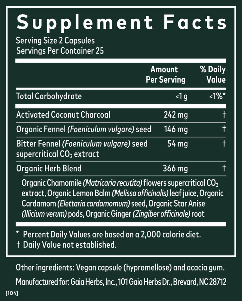 Gas & Bloating (50 Capsules)