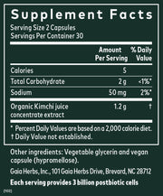 Kimchi Postbiotic (60 Capsules)