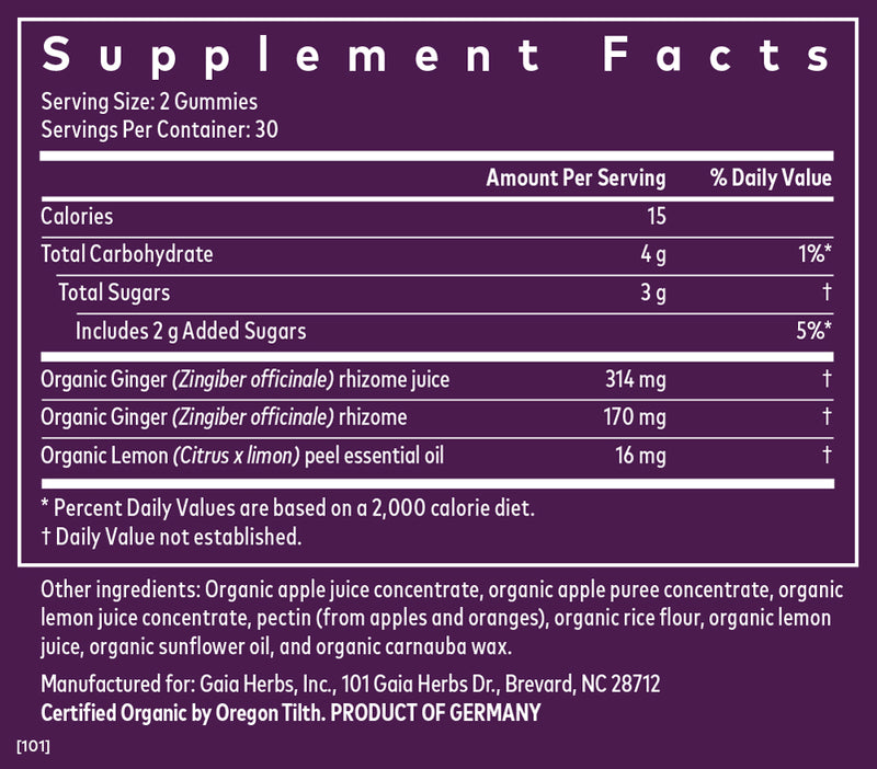 Nausea Gummies (60 Capsules)