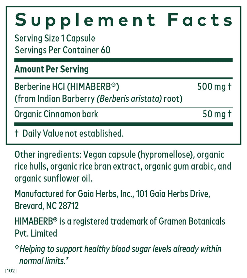 Berberine Metabolic (60 Capsules)