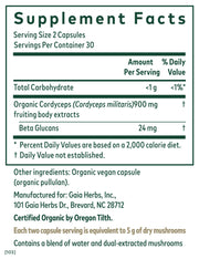 Cordyceps Mushroom (60 Capsules)