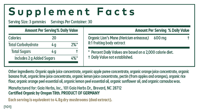 Lion's Mane PRO Gummies (90 Gummies)