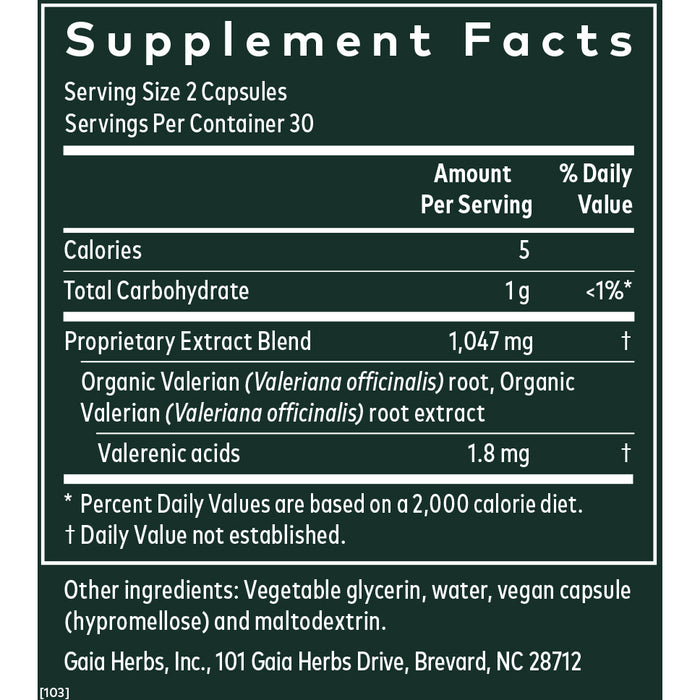 Valerian (formerly Valerian Root) (60 Capsules)