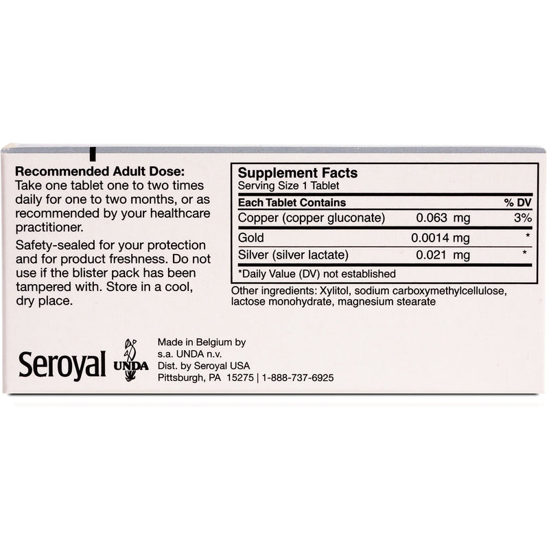 Gammadyn Cu-Au-Ag (30 Tablets)