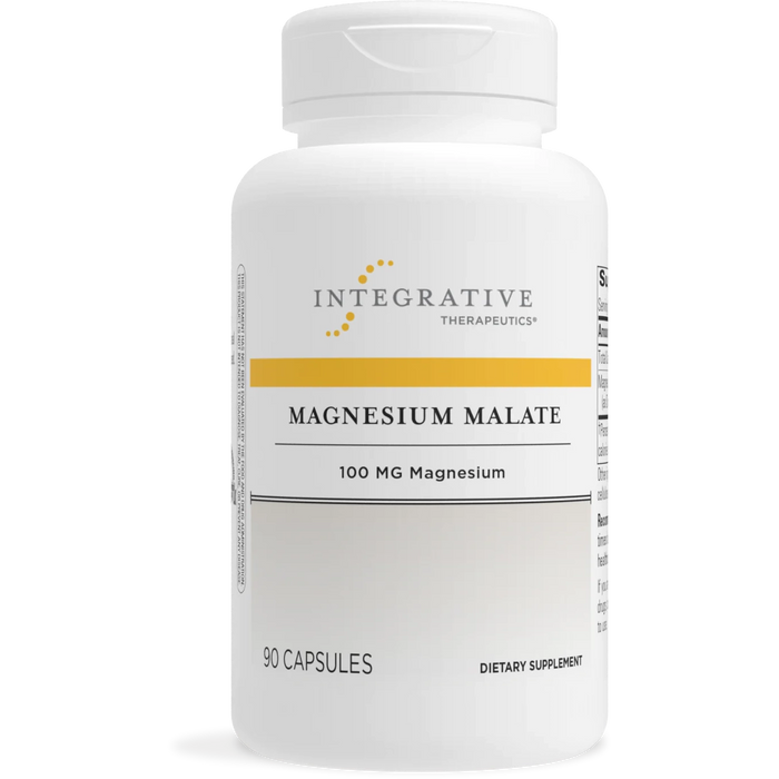 Magnesium Malate (100 mg) (90 Capsules)-Vitamins & Supplements-Integrative Therapeutics-Pine Street Clinic