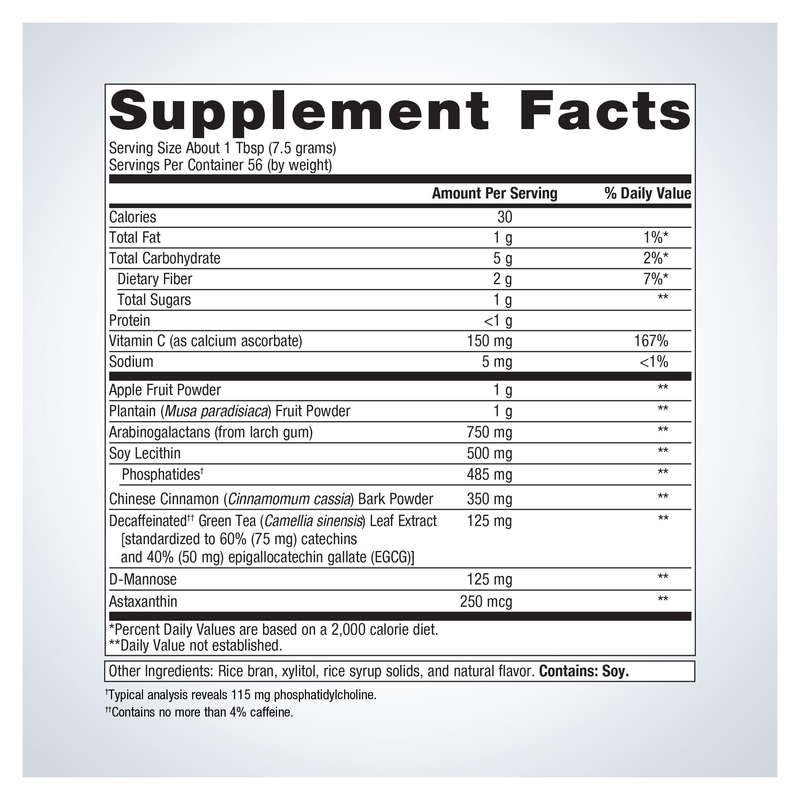 G.I. Support (420 g) — Supplement Facts