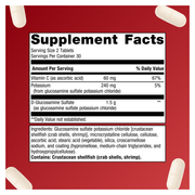 Glucosamine Sulfate 750 (60 Tablets) — Supplement Facts
