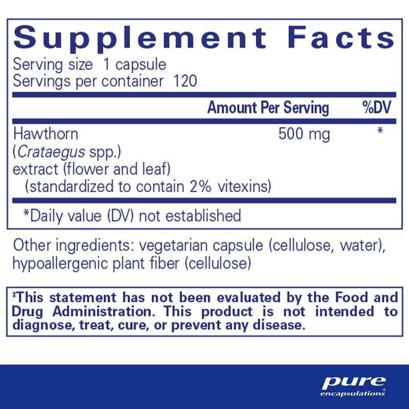Hawthorn Extract (120 Capsules)
