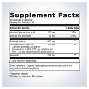 Immune Active (60 Capsules) — Supplement Facts