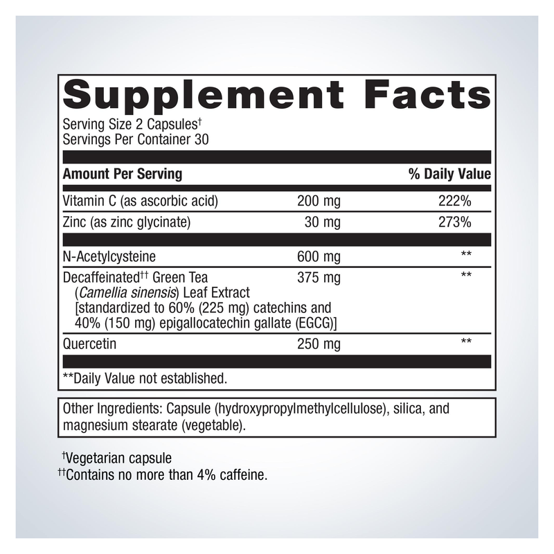 Immune Active (60 Capsules) — Supplement Facts