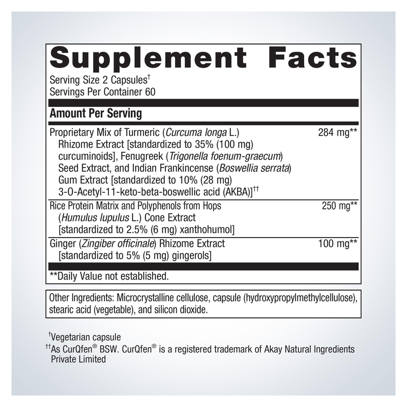 Inflavonoid Intensive Care (120 Capsules) — Supplement Facts