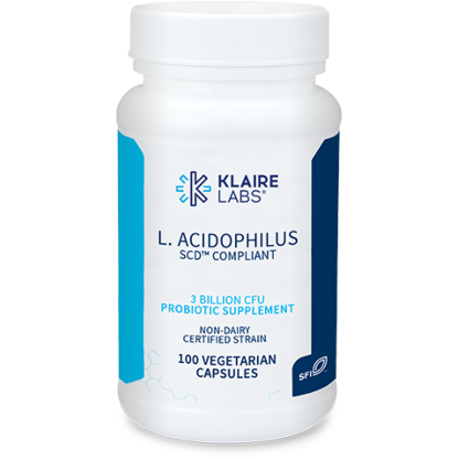 L. Acidophilus (100 Capsules)-Vitamins & Supplements-Klaire Labs - SFI Health-Pine Street Clinic