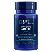 Super Ubiquinol CoQ10 with Enhanced Mitochondrial Support 50 mg (100 Softgels)