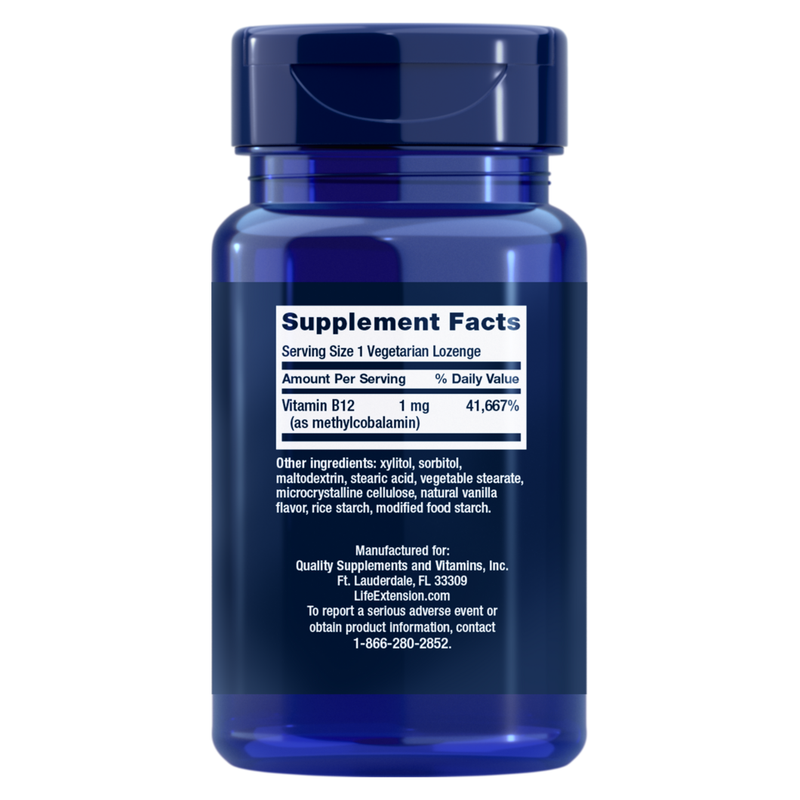 Methylcobalamin (Vitamin B12) 1 mg (60 Lozenges)