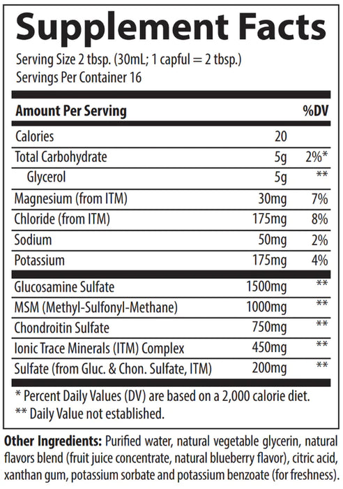 Liquid Glucosmine/Chondroitin/MSM (32 Fluid Ounces)