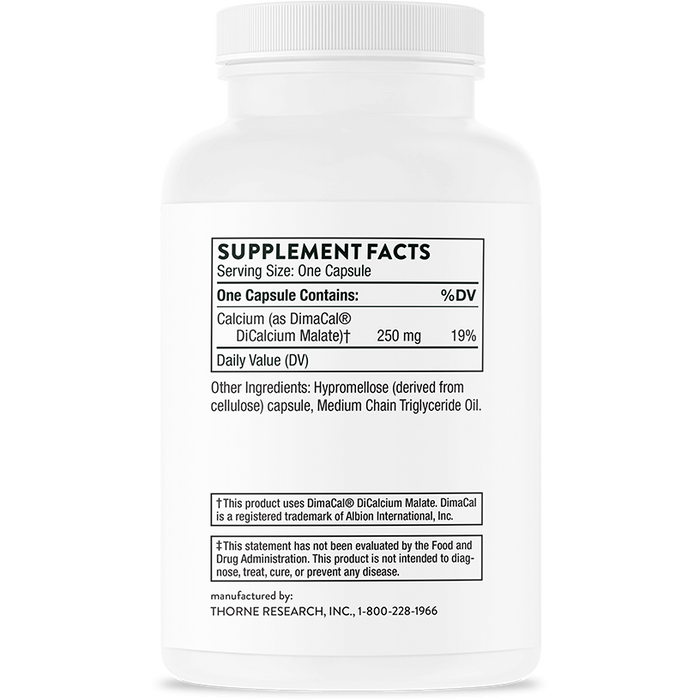 Calcium (120 Capsules)-Vitamins & Supplements-Thorne-Pine Street Clinic