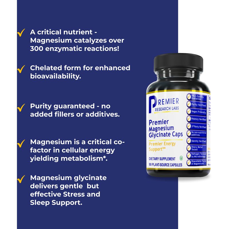 Magnesium Glycinate Caps (90 Capsules)