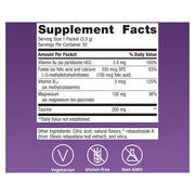 MetaRelax (Orange Citrus) (30 Packets) — Supplement Facts