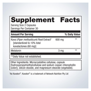 MetaSleep (60 Capsules) — Supplement Facts