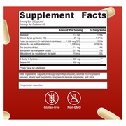 MethylCare (120 Capsules) — Supplement Facts