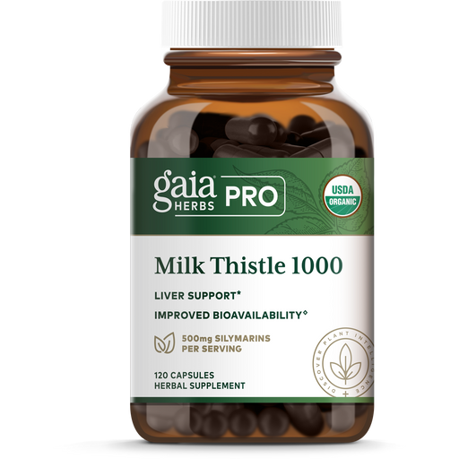 Milk Thistle 1000 (120 Capsules)-Vitamins & Supplements-Gaia PRO-Pine Street Clinic