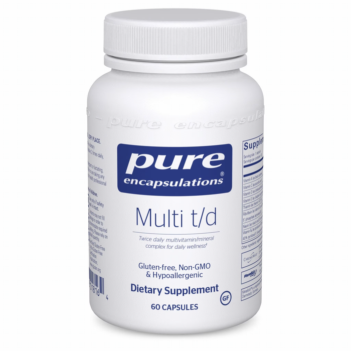 Multi t/d-Vitamins & Supplements-Pure Encapsulations-60 Capsules-Pine Street Clinic
