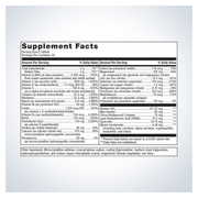 Multigenics Intensive Care Multivitamin (180 Tablets) — Supplement Facts