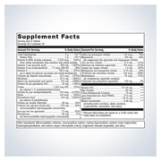 Multigenics Intensive Care Multivitamin with Iron (180 Tablets) — Supplement Facts