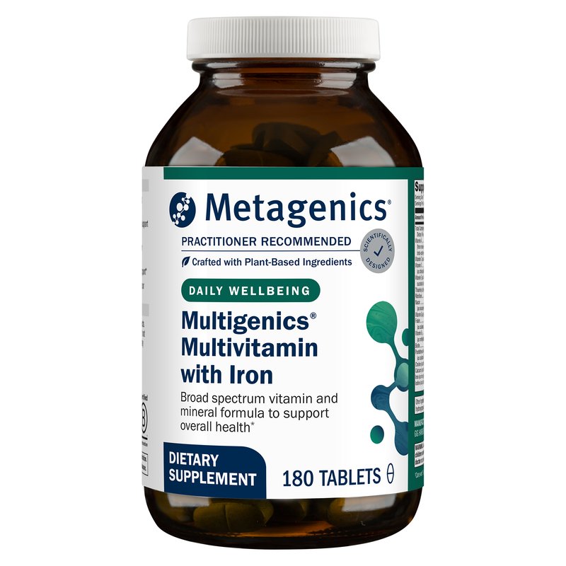Multigenics Multivitamin with Iron (180 Tablets)